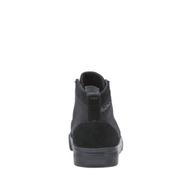 Supra Womens STACKS MID High Top Shoes Black/Black | US-22529